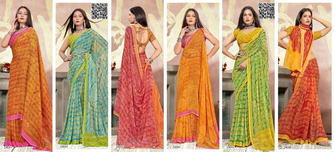 Manasvi 07 By Vallabhi Daily Wear Printed Georgette Sarees Wholesale Market In Surat
